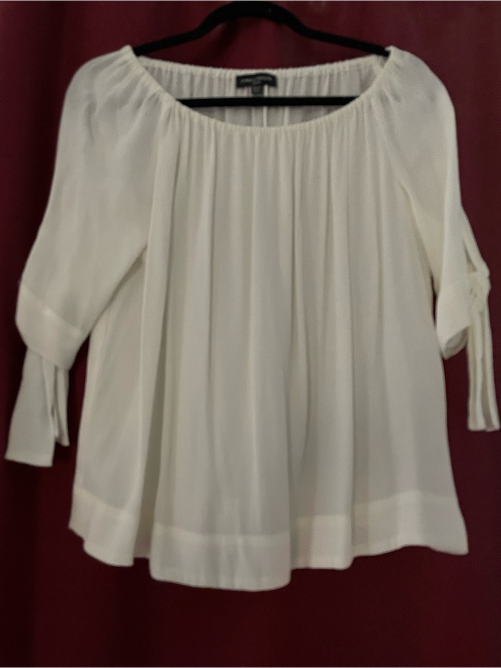 White Lord & Taylor Flowy Top